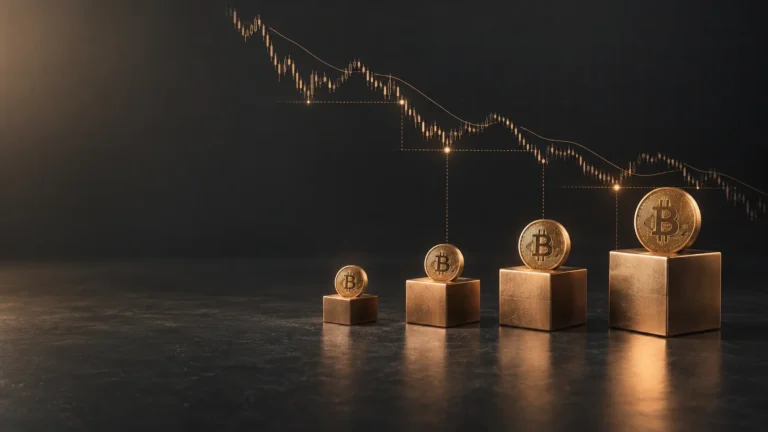 Entradas acumulativas de Bitcoin con importes crecientes y presupuesto limitado